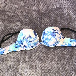 Pink super push-up bra